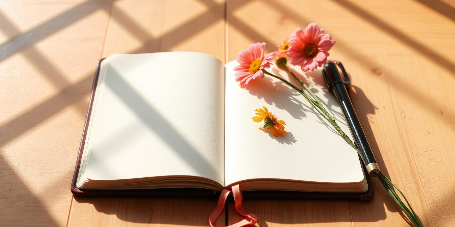 Open journal with cleaning tips