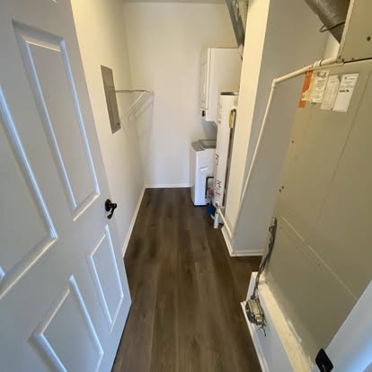 Tidy laundry room after a deep clean
